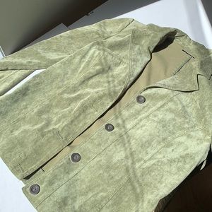Green Corduroy Blazer
